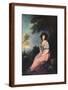 'Mrs. Richard Brinsley Sheridan', 1785-1787-Thomas Gainsborough-Framed Art Print