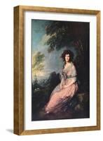 'Mrs. Richard Brinsley Sheridan', 1785-1787-Thomas Gainsborough-Framed Giclee Print