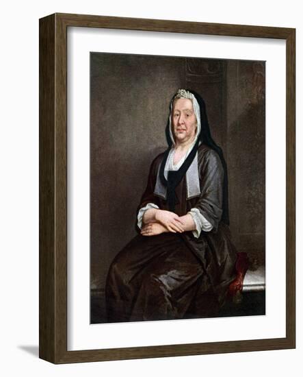 Mrs Richard Hogarth, the Artist's Mother, Mid 18th Century-William Hogarth-Framed Giclee Print