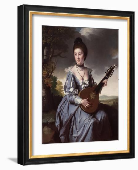 Mrs Robert Gwillym, 1766-Joseph Wright of Derby-Framed Giclee Print