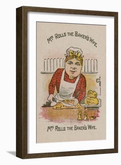 Mrs Rolls the Baker's Wife-null-Framed Giclee Print