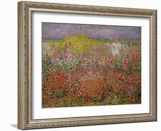 Mrs. Russell Amongst the Flowers at Belle Isle, 1927-John Peter Russell-Framed Giclee Print