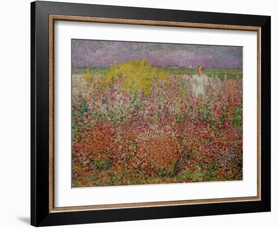 Mrs. Russell Amongst the Flowers at Belle Isle, 1927-John Peter Russell-Framed Giclee Print