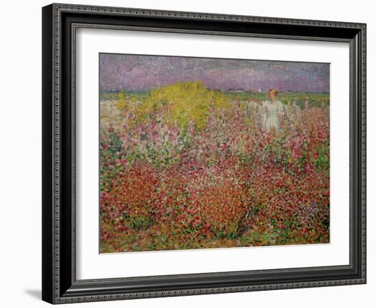 Mrs. Russell Amongst the Flowers at Belle Isle, 1927-John Peter Russell-Framed Giclee Print