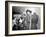 Mrs. Ryie Yoshizawa teaching a dressmaking class to women students at Manzanar, 1943-Ansel Adams-Framed Photographic Print