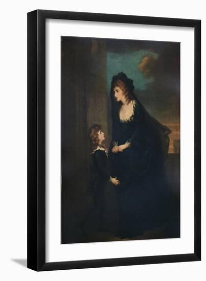 'Mrs. Siddons and Her Son in the Tragedy of Isabella, 1784, (1935)-William Hamilton-Framed Giclee Print
