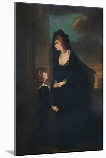 'Mrs. Siddons and Her Son in the Tragedy of Isabella, 1784, (1935)-William Hamilton-Mounted Giclee Print