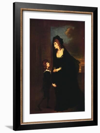 'Mrs. Siddons and her Son in the Tragedy of Isabella', 1784-William Hamilton-Framed Giclee Print