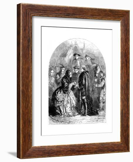 Mrs Skyring Welcoming the Young Pretender, 18th Century-TE Nicholson-Framed Giclee Print