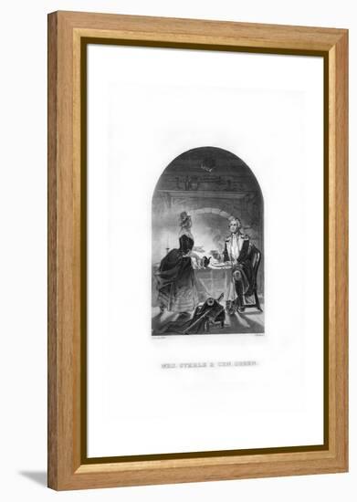 Mrs Steele and General Green, C1770s-C Burt-Framed Premier Image Canvas