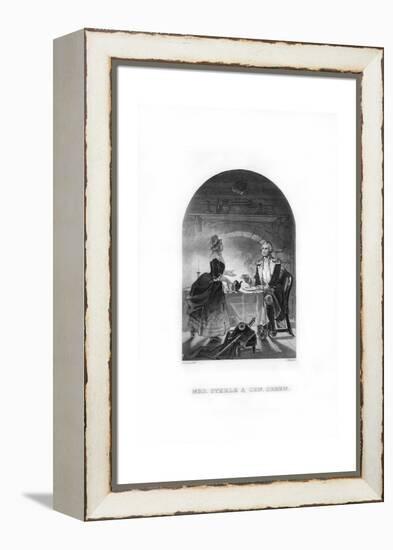 Mrs Steele and General Green, C1770s-C Burt-Framed Premier Image Canvas