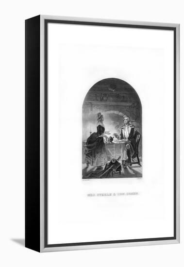 Mrs Steele and General Green, C1770s-C Burt-Framed Premier Image Canvas