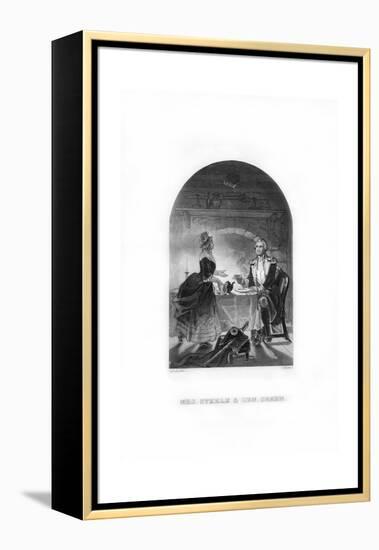 Mrs Steele and General Green, C1770s-C Burt-Framed Premier Image Canvas