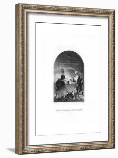 Mrs Steele and General Green, C1770s-C Burt-Framed Giclee Print