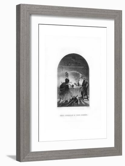 Mrs Steele and General Green, C1770s-C Burt-Framed Giclee Print