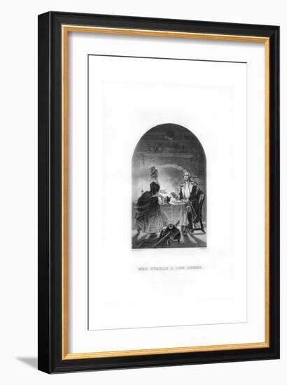 Mrs Steele and General Green, C1770s-C Burt-Framed Giclee Print