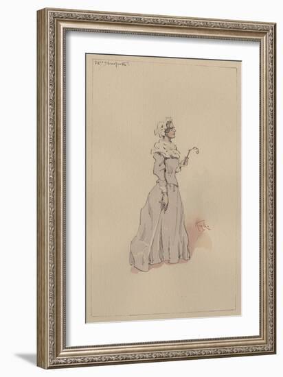 Mrs Steerforth, C.1920s-Joseph Clayton Clarke-Framed Giclee Print