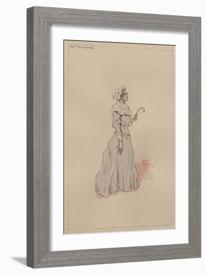 Mrs Steerforth, C.1920s-Joseph Clayton Clarke-Framed Giclee Print