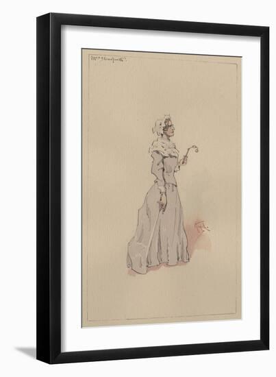 Mrs Steerforth, C.1920s-Joseph Clayton Clarke-Framed Giclee Print