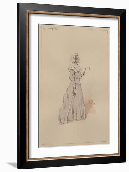 Mrs Steerforth, C.1920s-Joseph Clayton Clarke-Framed Giclee Print