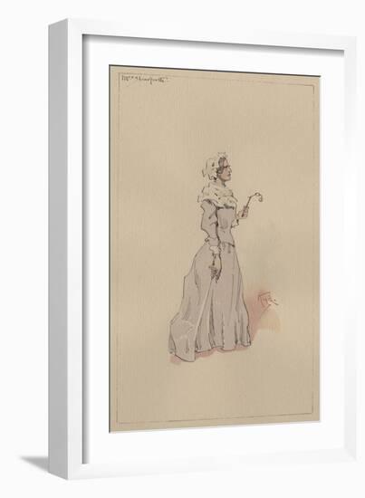 Mrs Steerforth, C.1920s-Joseph Clayton Clarke-Framed Giclee Print