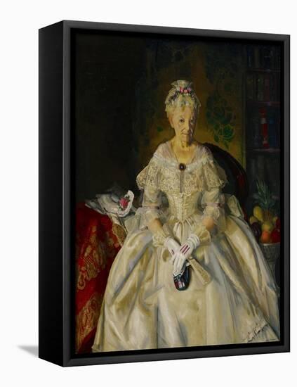 Mrs. T. in Cream Silk, No.2, 1920-George Wesley Bellows-Framed Premier Image Canvas