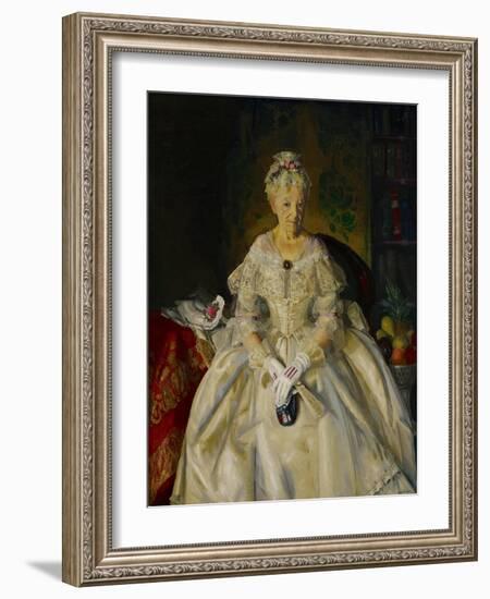 Mrs. T. in Cream Silk, No.2, 1920-George Wesley Bellows-Framed Giclee Print