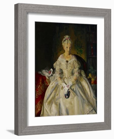 Mrs. T. in Cream Silk, No.2, 1920-George Wesley Bellows-Framed Giclee Print