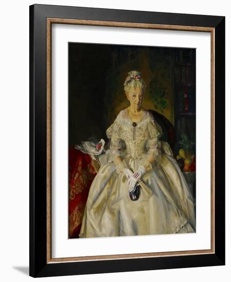 Mrs. T. in Cream Silk, No.2, 1920-George Wesley Bellows-Framed Giclee Print