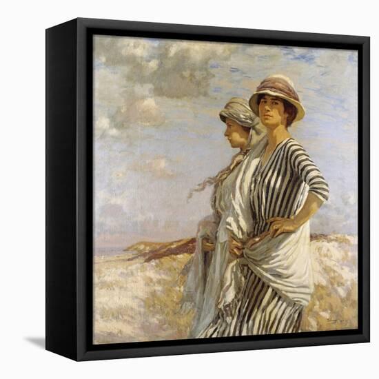 Mrs Talmage and a Friend-Algernon Talmage-Framed Premier Image Canvas