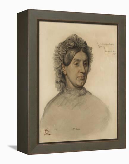 Mrs Thomas Combe (1806-1893-William Holman Hunt-Framed Premier Image Canvas