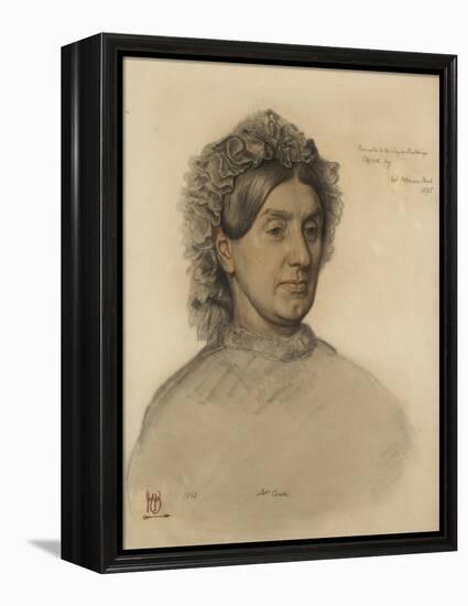 Mrs Thomas Combe (1806-1893-William Holman Hunt-Framed Premier Image Canvas