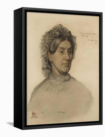 Mrs Thomas Combe (1806-1893-William Holman Hunt-Framed Premier Image Canvas