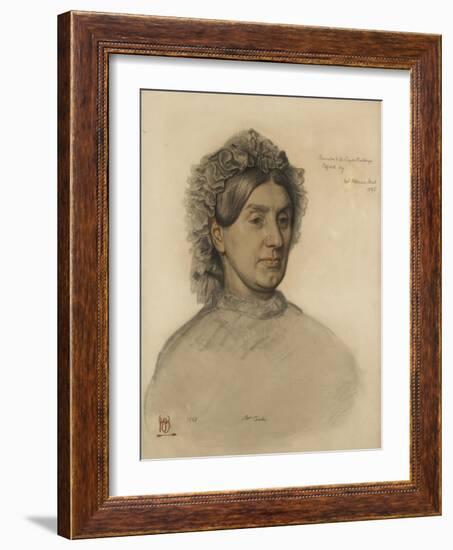 Mrs Thomas Combe (1806-1893-William Holman Hunt-Framed Giclee Print