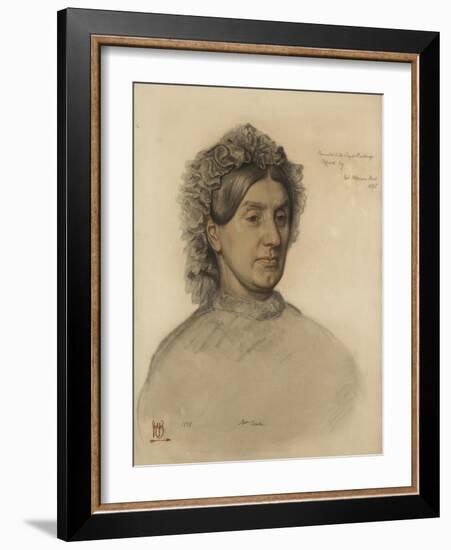 Mrs Thomas Combe (1806-1893-William Holman Hunt-Framed Giclee Print