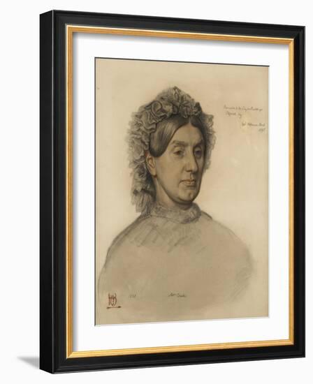 Mrs Thomas Combe (1806-1893-William Holman Hunt-Framed Giclee Print