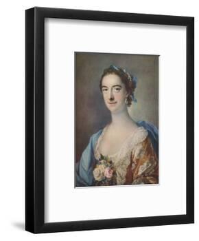 'Mrs Thomas Cripps', 1759-Francis Cotes-Framed Giclee Print