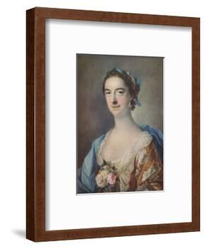 'Mrs Thomas Cripps', 1759-Francis Cotes-Framed Giclee Print