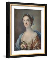 'Mrs Thomas Cripps', 1759-Francis Cotes-Framed Giclee Print