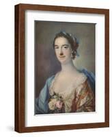 'Mrs Thomas Cripps', 1759-Francis Cotes-Framed Giclee Print