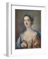 'Mrs Thomas Cripps', 1759-Francis Cotes-Framed Giclee Print