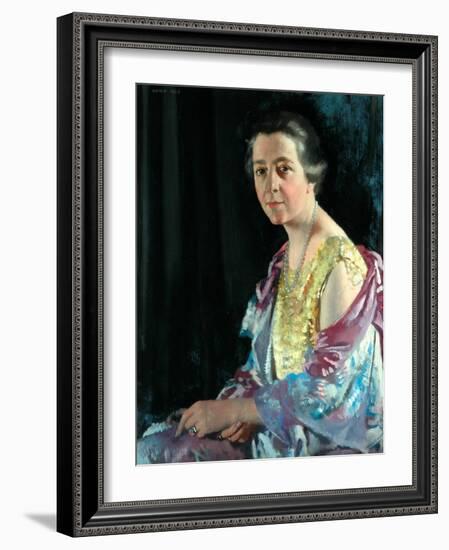 Mrs Thomas Howarth, 1926-Sir William Orpen-Framed Giclee Print