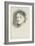 Mrs Thomas Tylston Greg, 1885 (Pencil on Paper)-Hubert von Herkomer-Framed Giclee Print