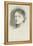 Mrs Thomas Tylston Greg, 1885 (Pencil on Paper)-Hubert von Herkomer-Framed Premier Image Canvas