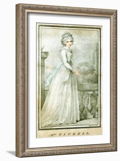 Mrs Tickell, C1780-1810-Richard Cosway-Framed Giclee Print