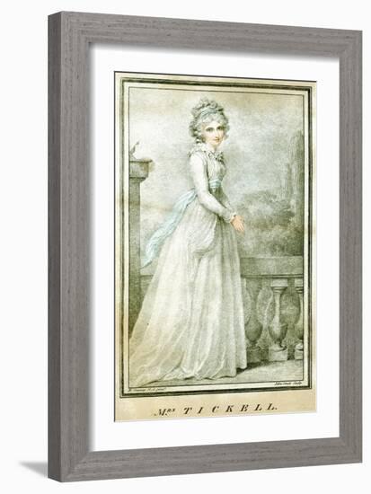 Mrs Tickell, C1780-1810-Richard Cosway-Framed Giclee Print