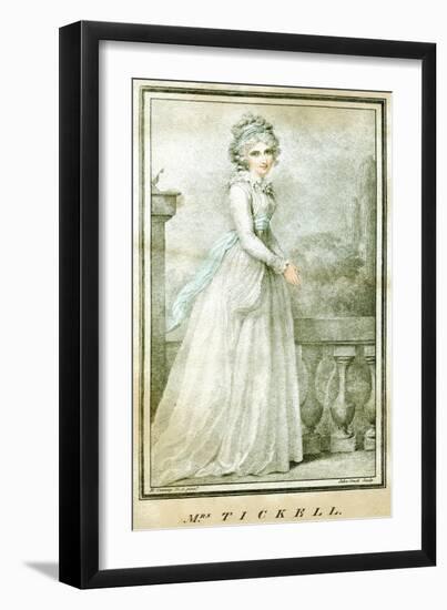 Mrs Tickell, C1780-1810-Richard Cosway-Framed Giclee Print