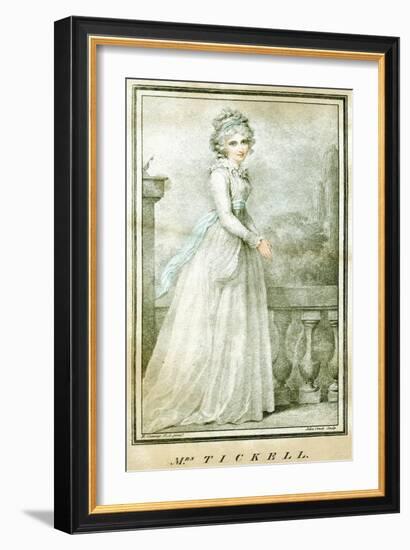 Mrs Tickell, C1780-1810-Richard Cosway-Framed Giclee Print