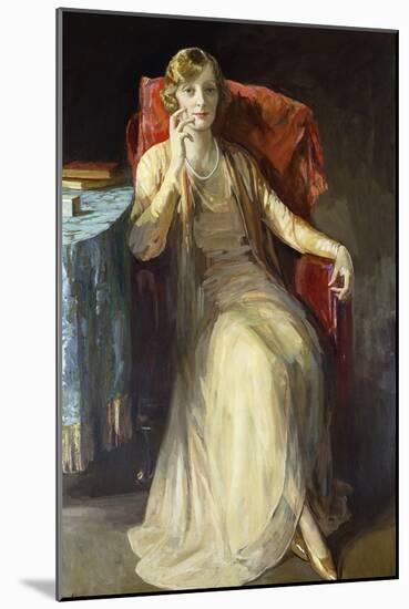 Mrs. W.N. Radford, 1929-Sir John Lavery-Mounted Giclee Print