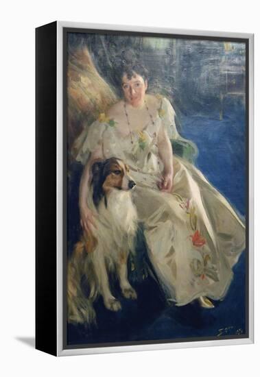 Mrs. Walter Rathbone Bacon (Virginia Purdy)-Anders Leonard Zorn-Framed Stretched Canvas